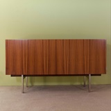 SIDEBOARD IN ROSEWOOD WITH INTERIOR IN MAPLE WOOD